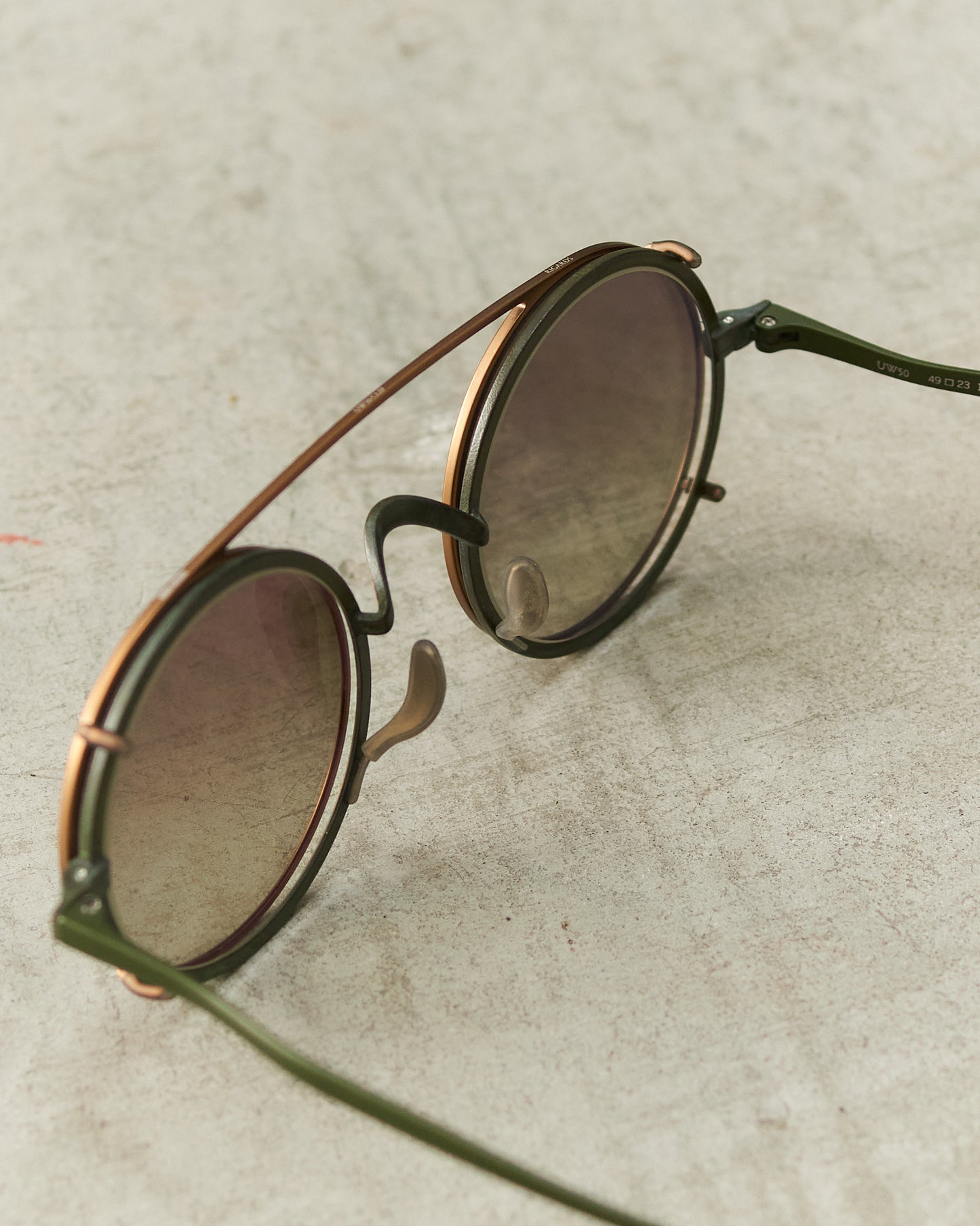 Bronze Victorian Clip Sunglasses