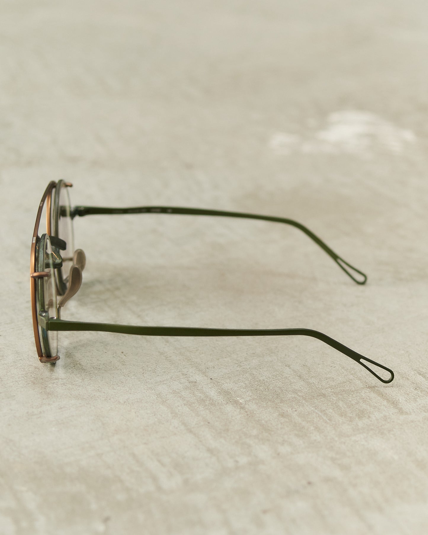 Bronze Victorian Clip Sunglasses