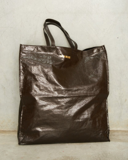 Dark Brown Big Shopping Bag