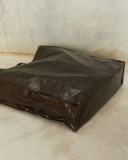 Dark Brown Big Shopping Bag
