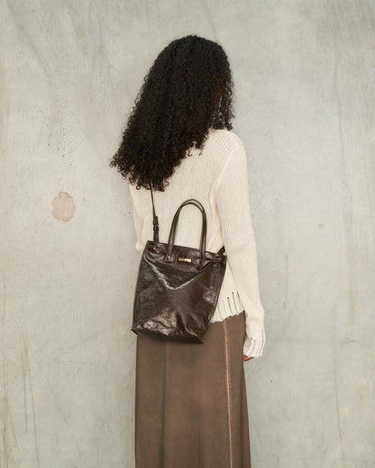 Dark Brown Medium Case Bag