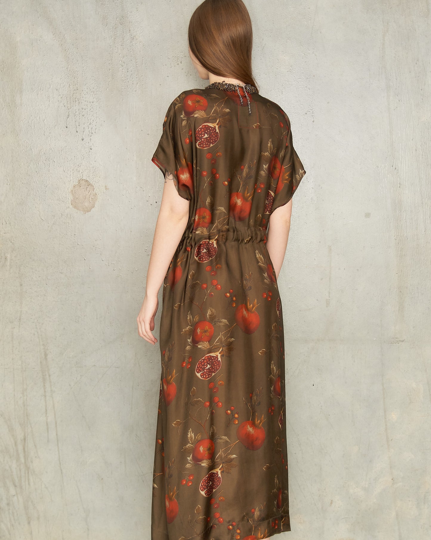 Brown Pomegranate Acre Dress