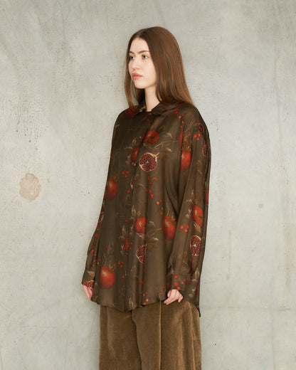 Brown Pomegranate Tyesha Top