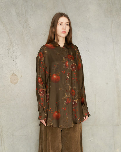 Brown Pomegranate Tyesha Top