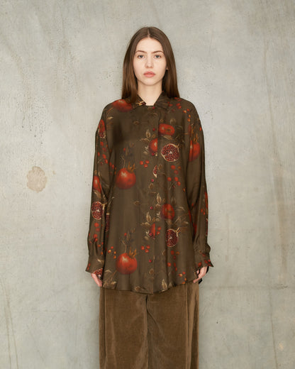Brown Pomegranate Tyesha Top