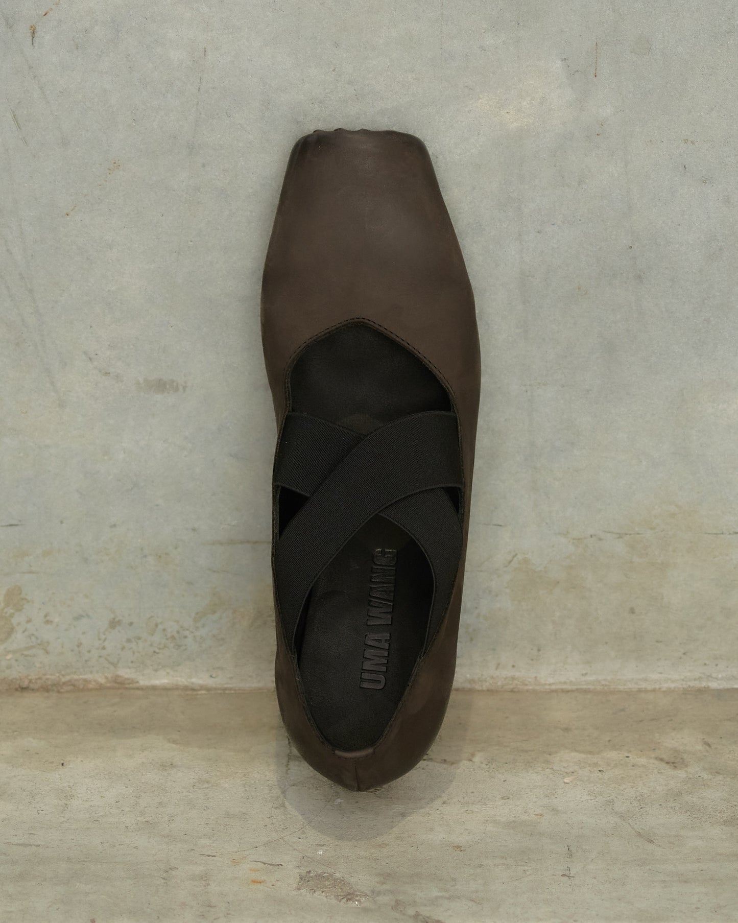 Brown Red Ballet Shoes
