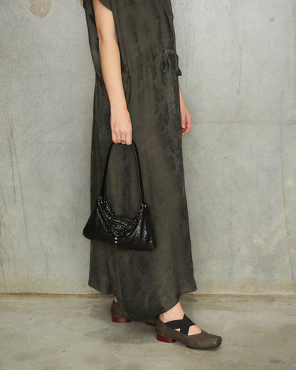 Brown Red Ballet Shoes