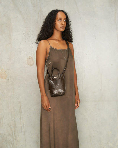 Dark Brown Small Case Bag
