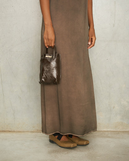 Dark Brown Small Case Bag
