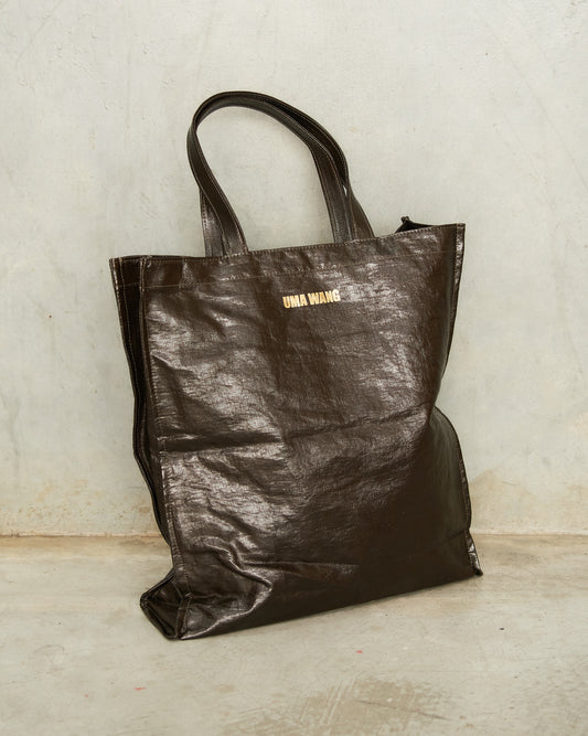Dark Brown Small Shopping Bag