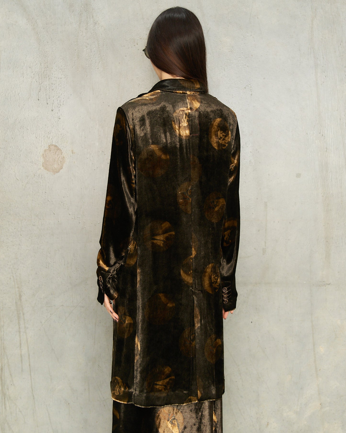 Brown Spot Velvet Katia Jacket