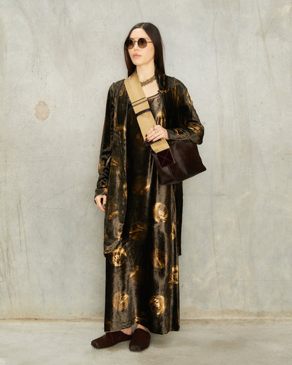 Brown Spot Velvet Katia Jacket
