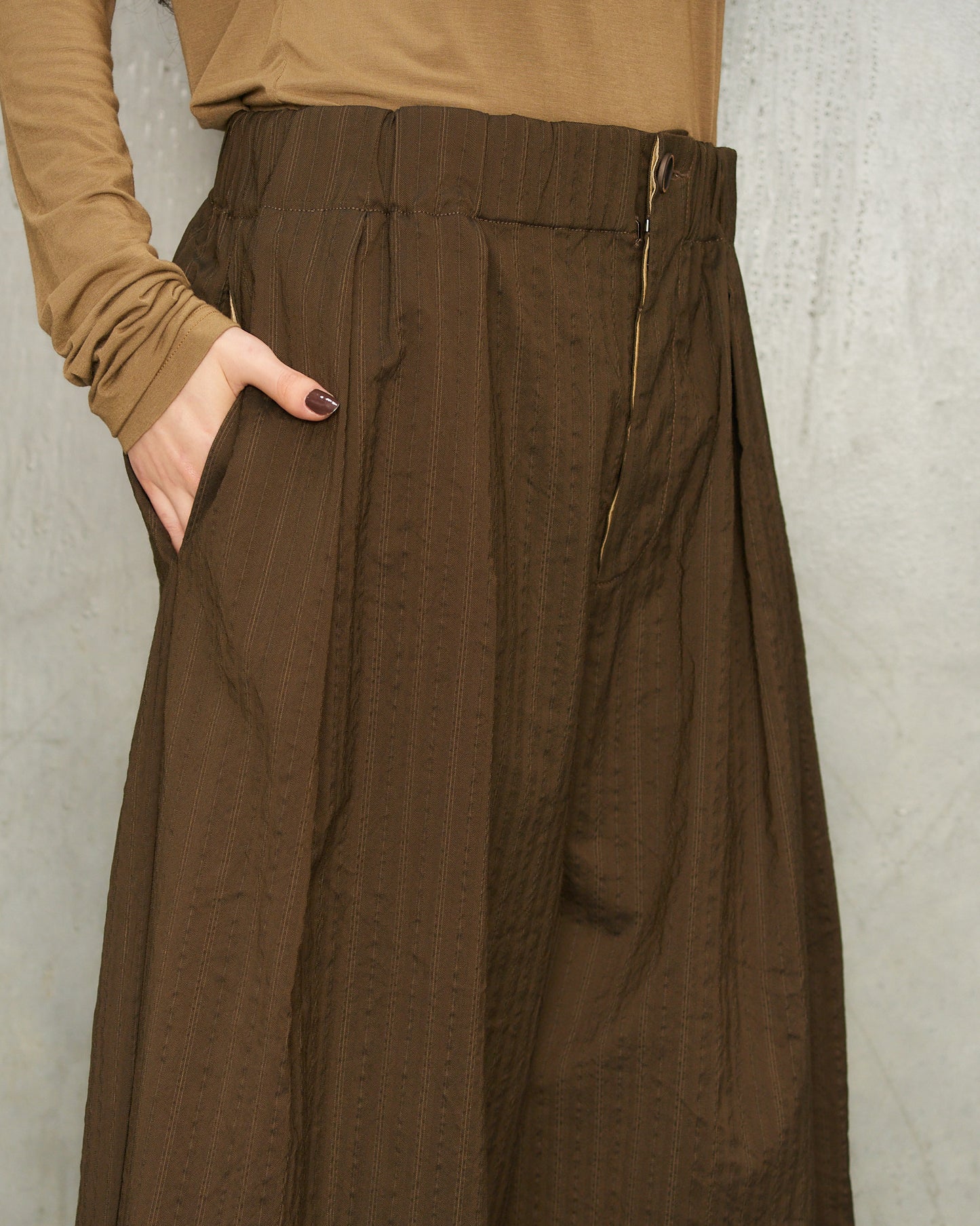 Brown Stripe Poetic Pants