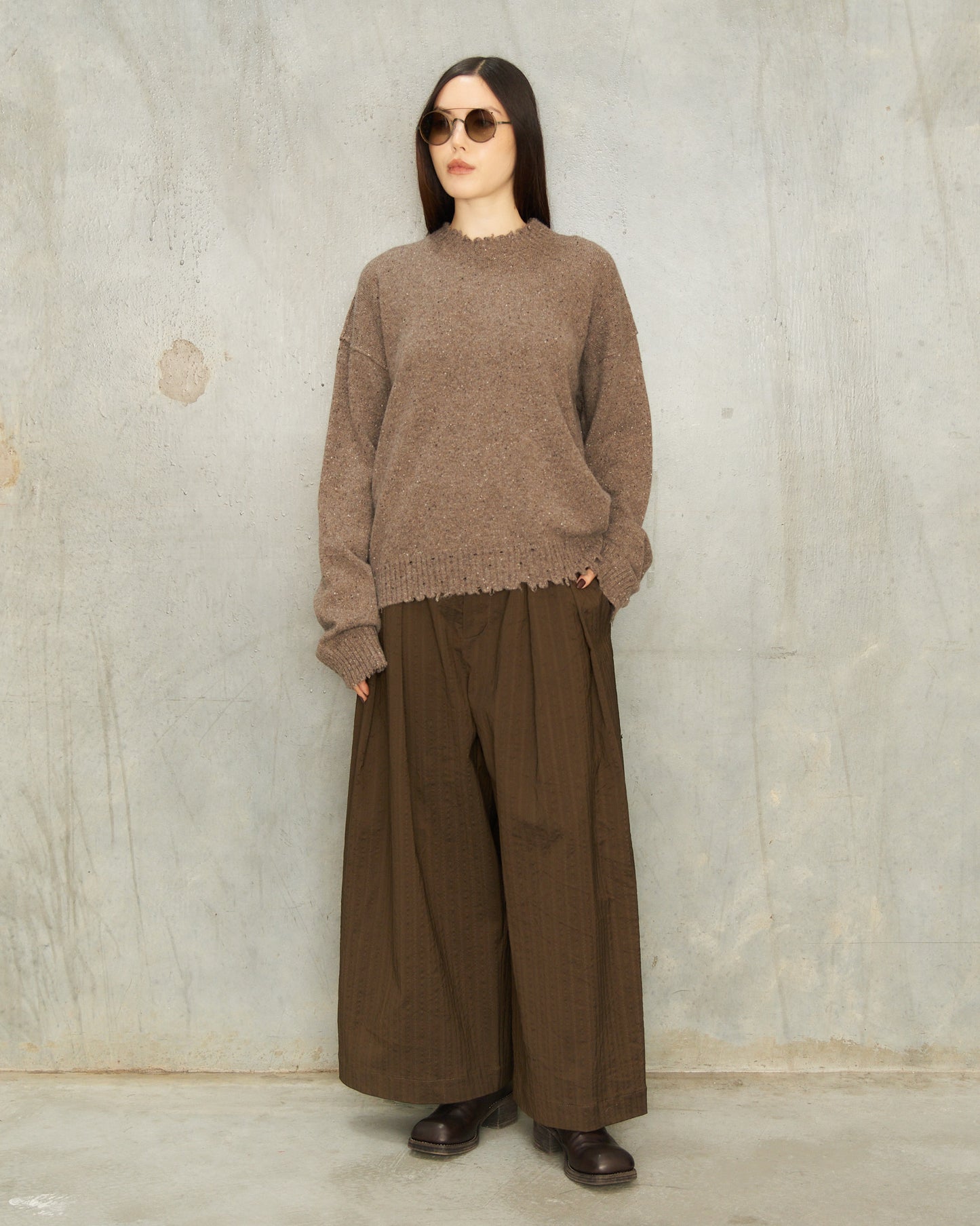 Brown Stripe Poetic Pants