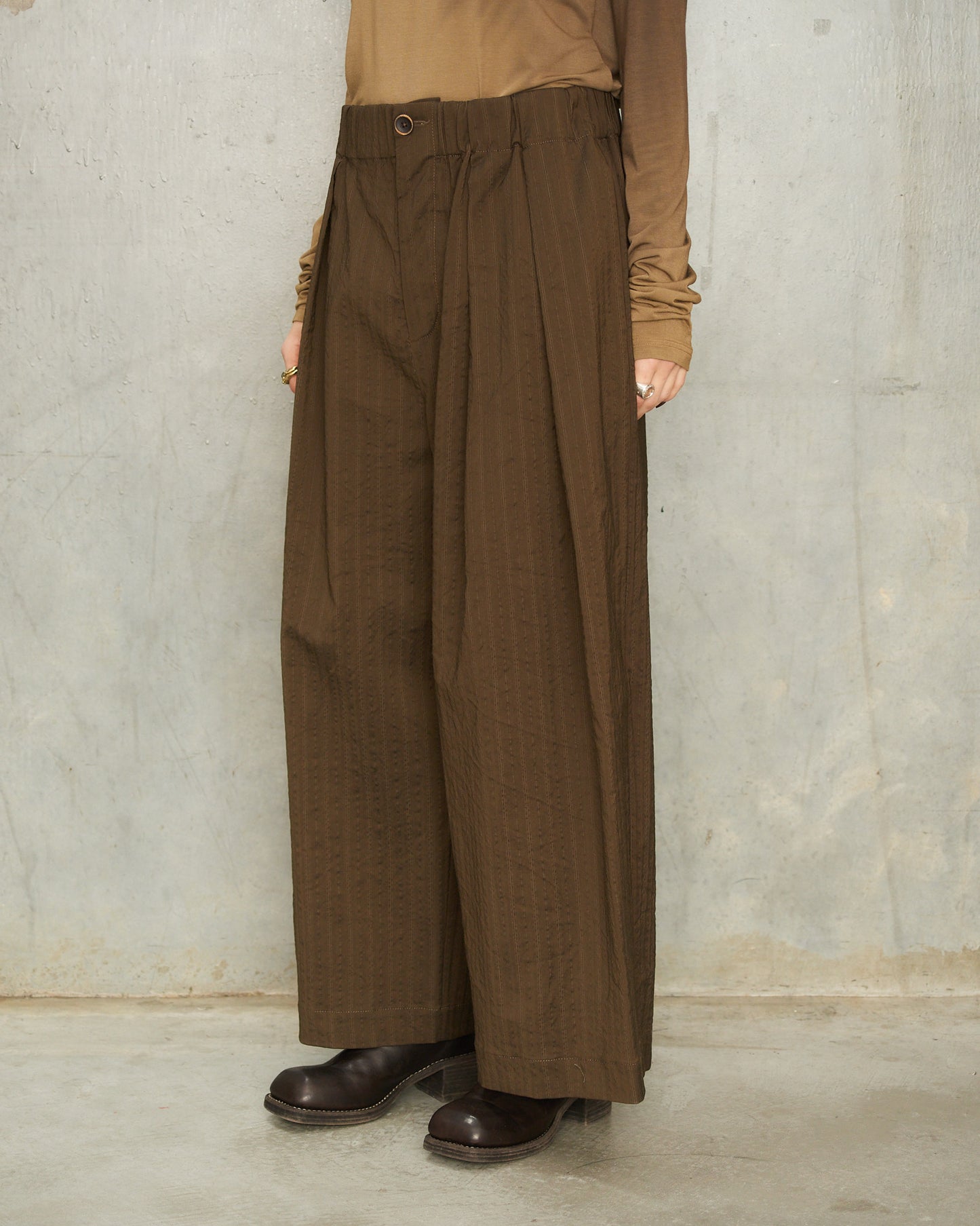 Brown Stripe Poetic Pants