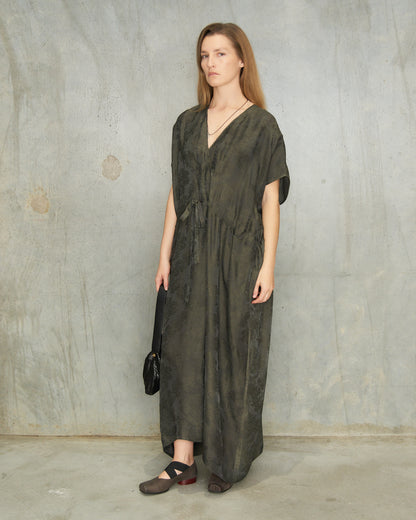 Dark Green Zagros Acre Dress