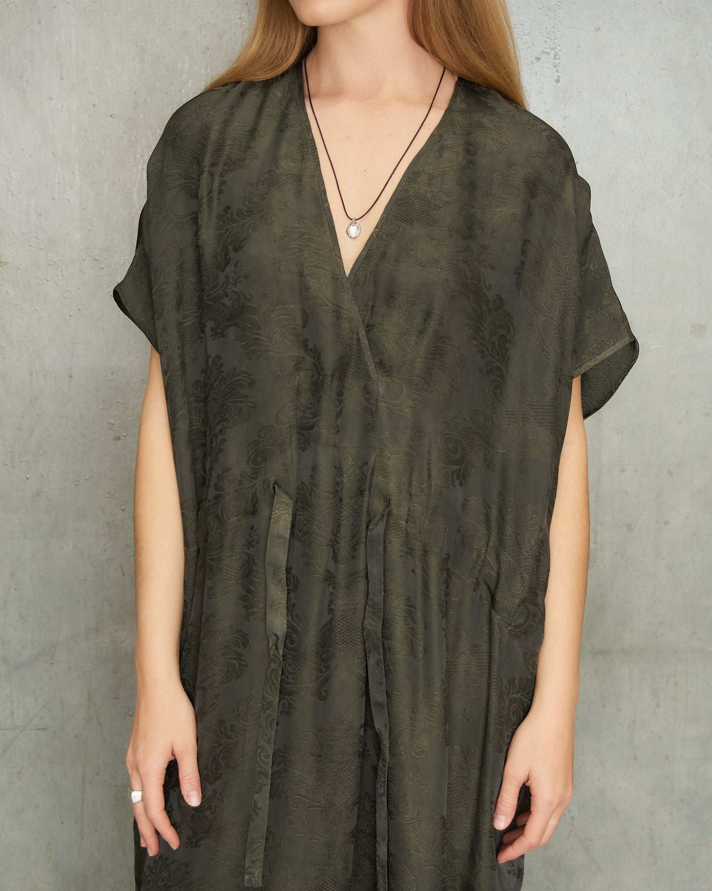 Dark Green Zagros Acre Dress