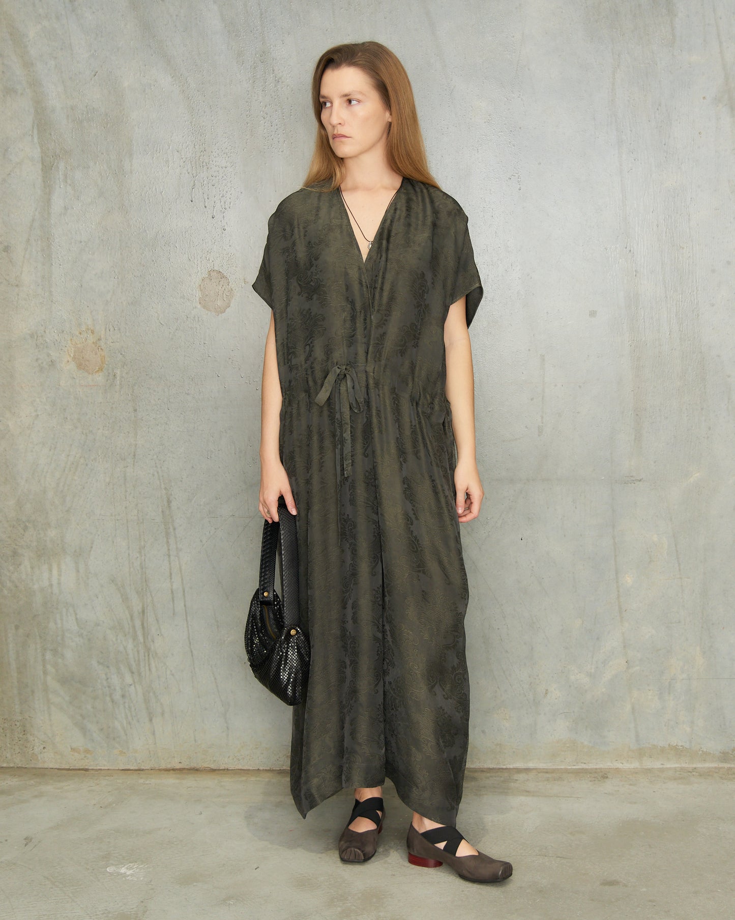 Dark Green Zagros Acre Dress