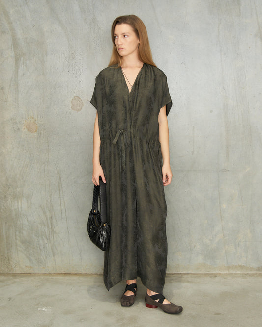 Dark Green Zagros Acre Dress