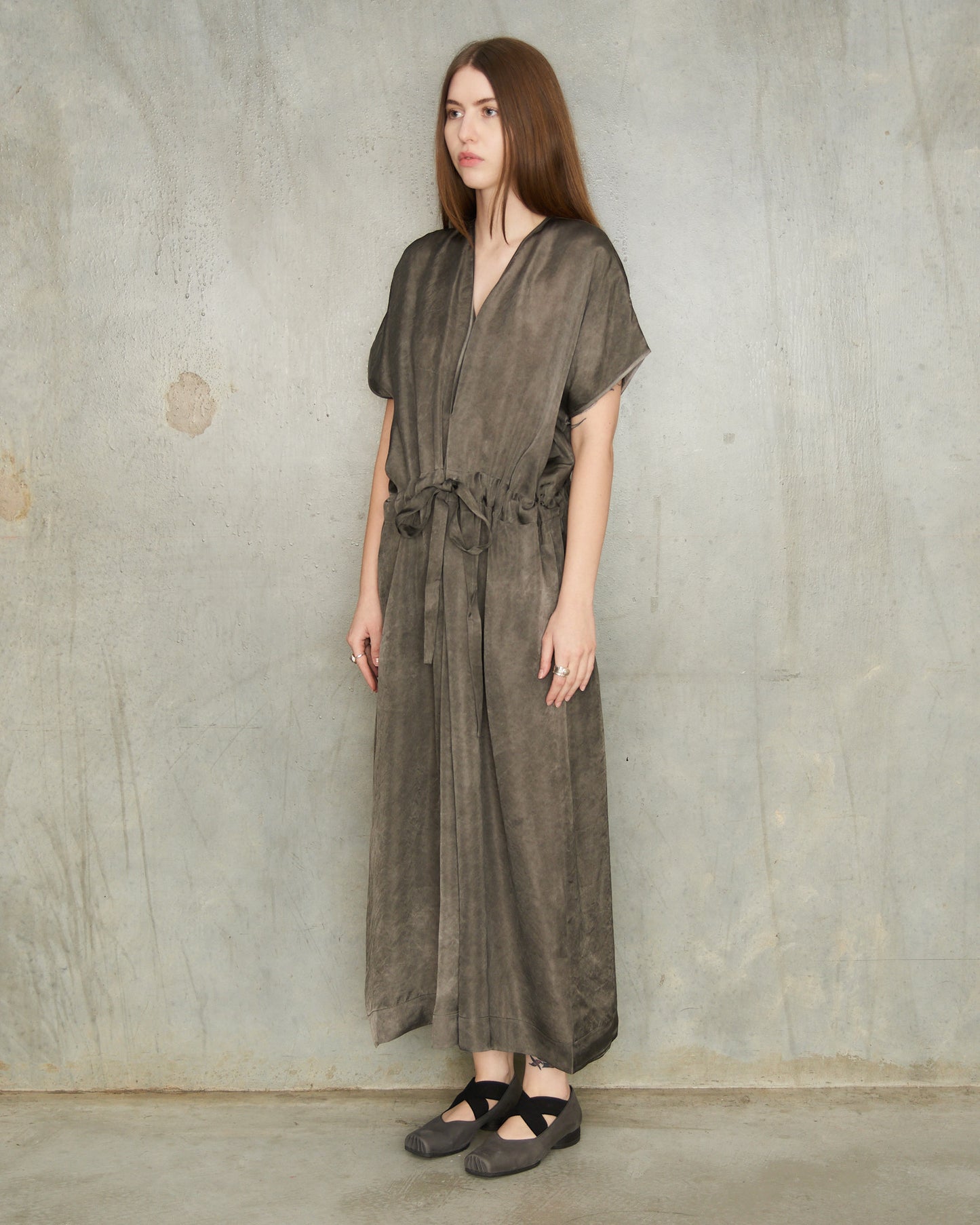Dark Grey Dyed Acre Dress
