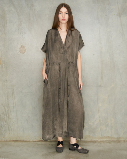 Dark Grey Dyed Acre Dress