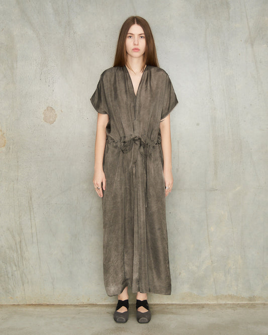 Dark Grey Dyed Acre Dress