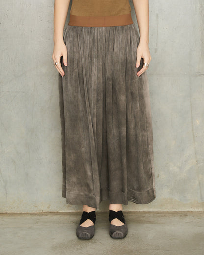 Dark Grey Dyed Gillian Skirt