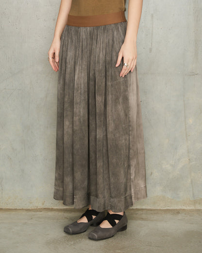 Dark Grey Dyed Gillian Skirt