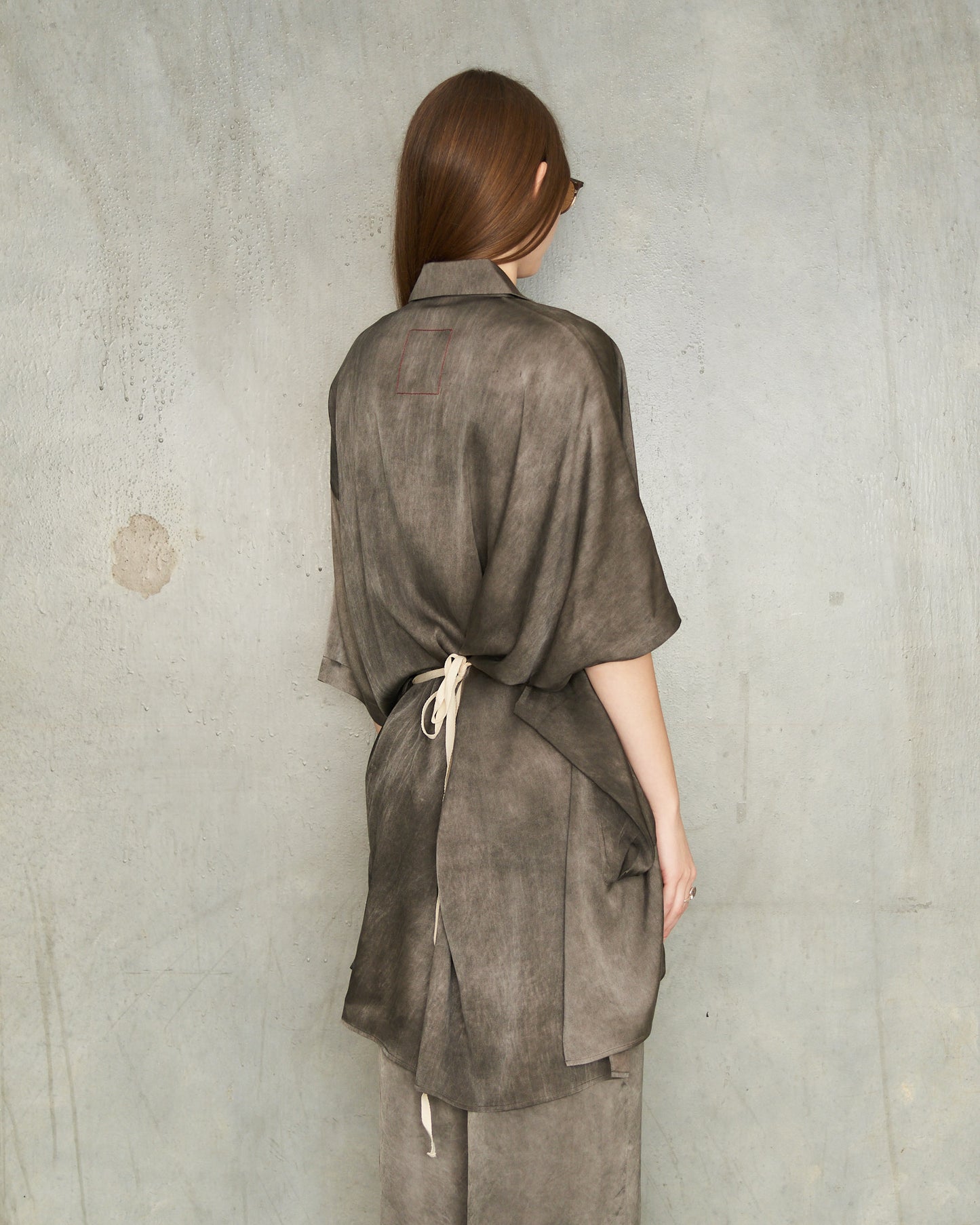 Dark Grey Dyed Thetis Shirt