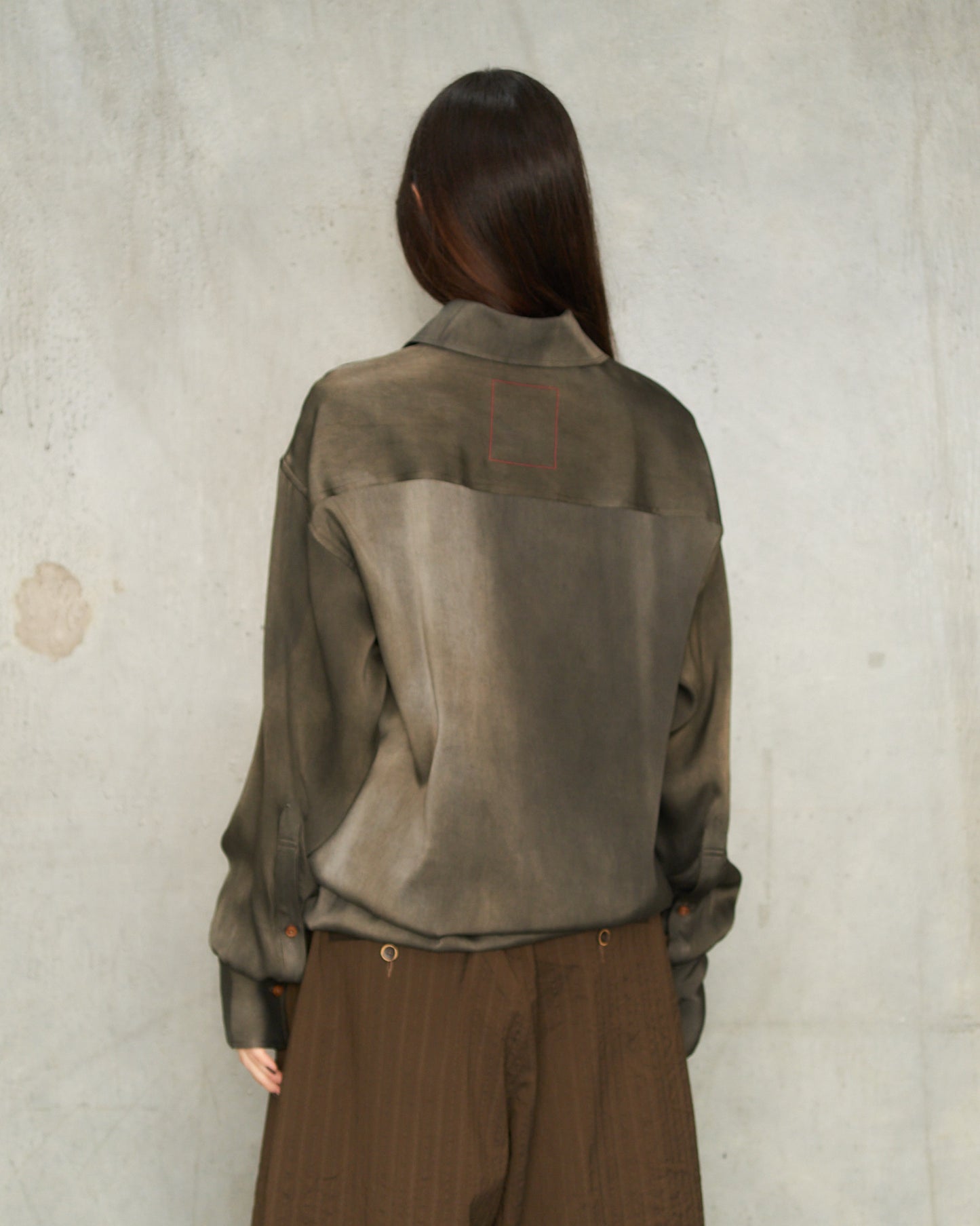 Dark Grey Dyed Tubby Top