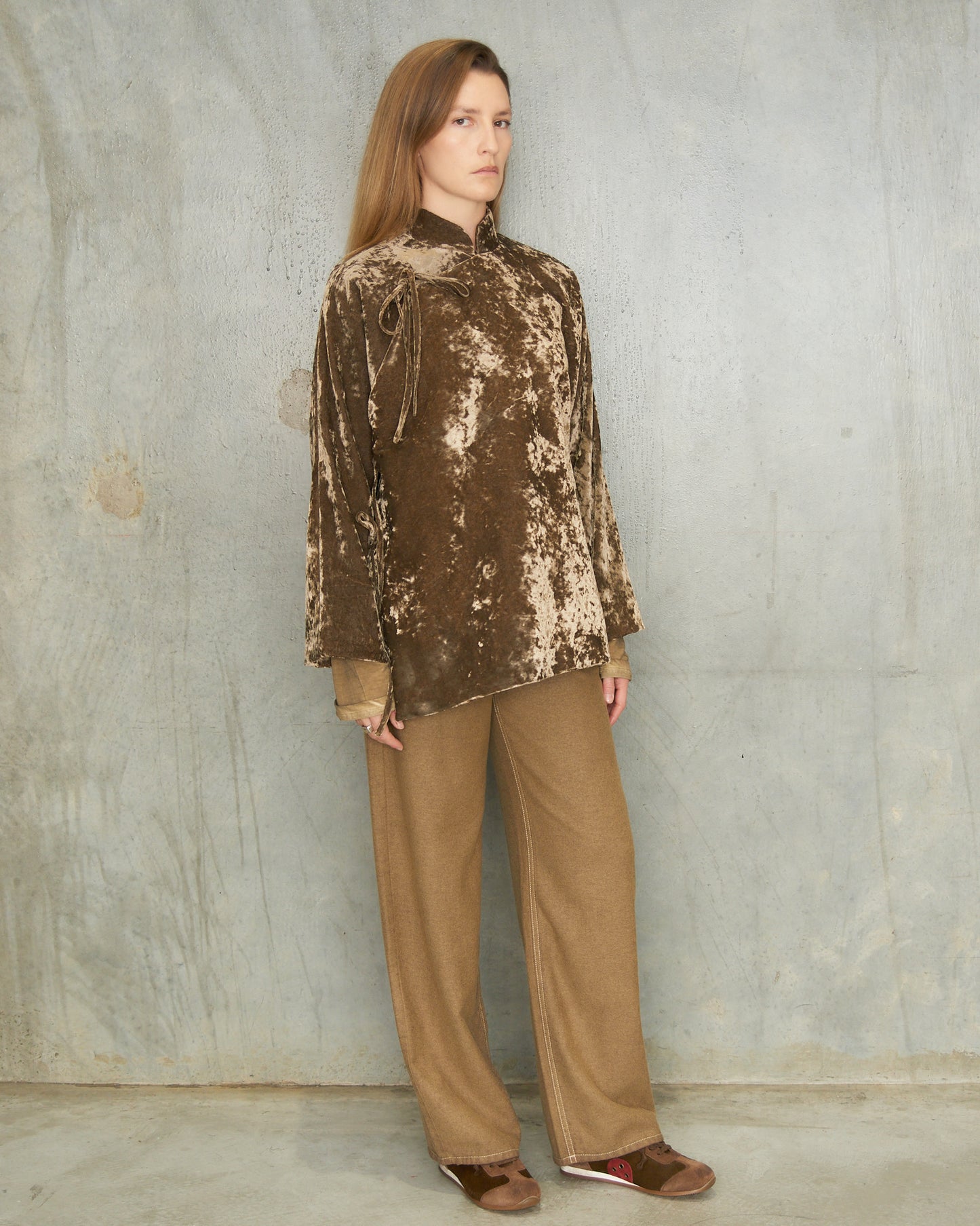 Dark Olive Velvet Kika Jacket