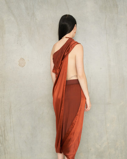 Dark Red Amone Dress