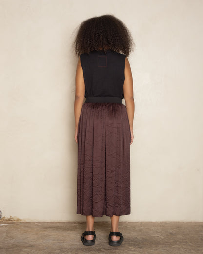 Dark Red Gillian Skirt