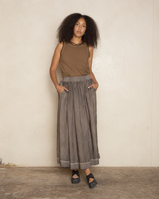 Grey Brown Gillian Skirt