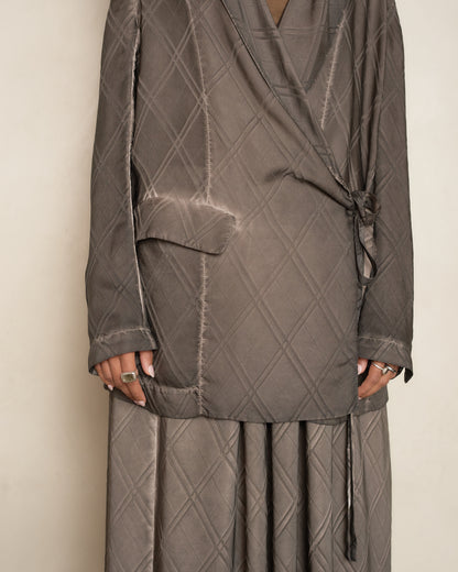 Grey Brown Khloe Jacket