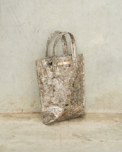 Grey Brown Small Case Bag