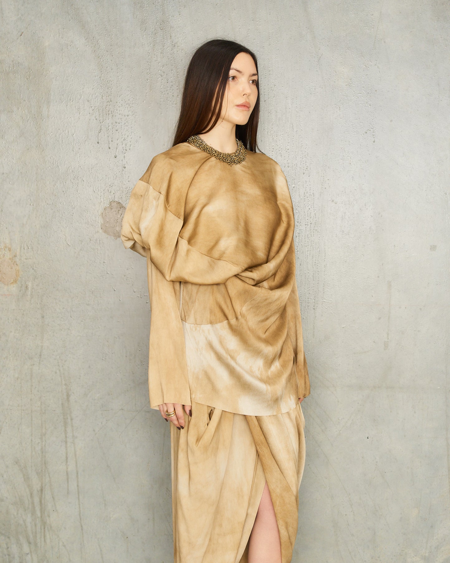 Mustard Tavella Trek Top