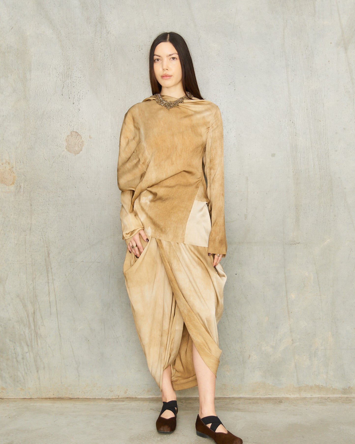 Mustard Tavella Trek Top