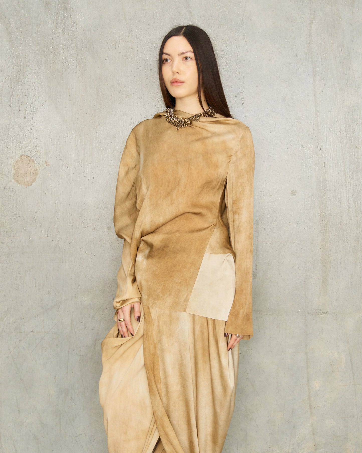 Mustard Tavella Trek Top