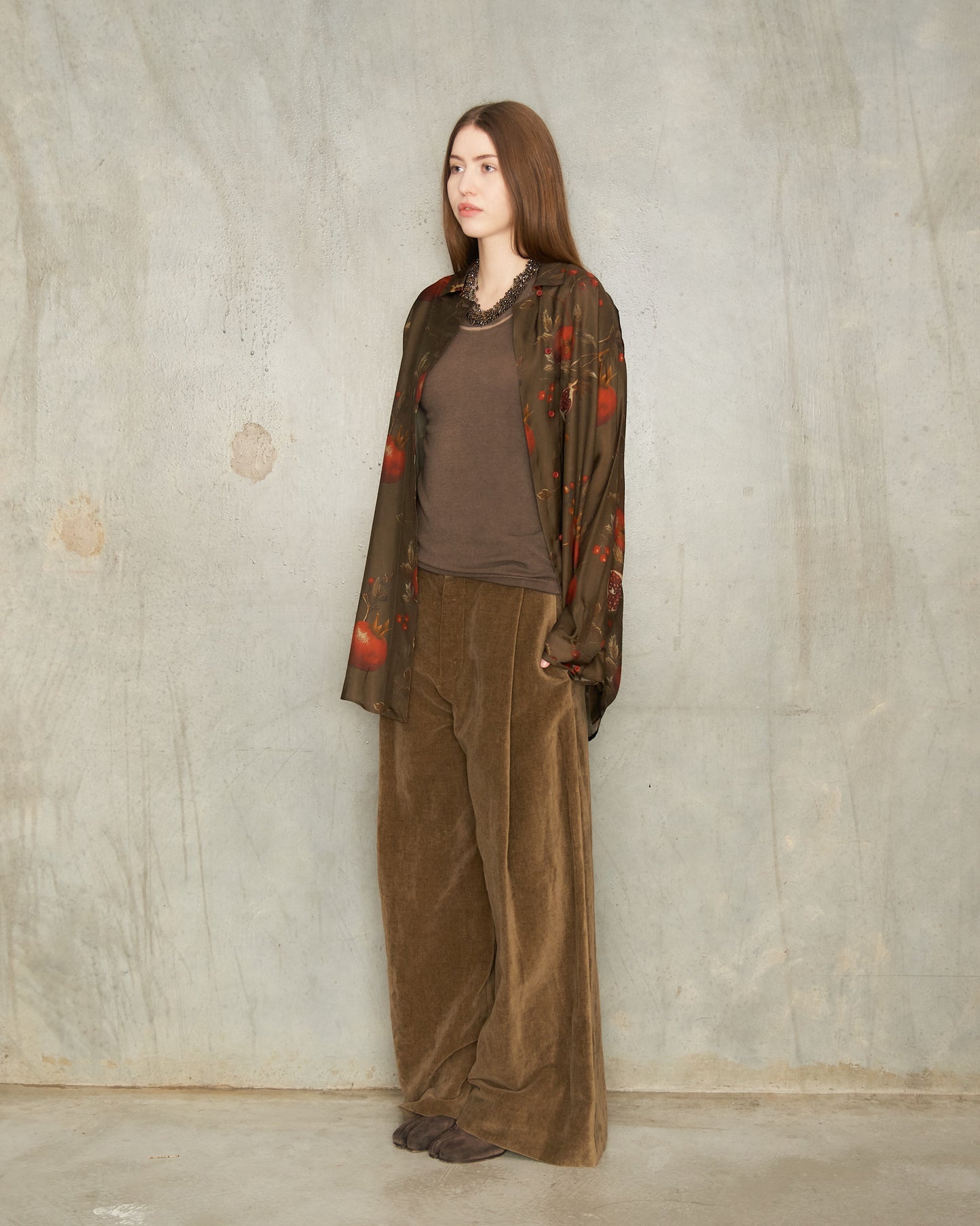 Mustard Velvet Pudding Pants