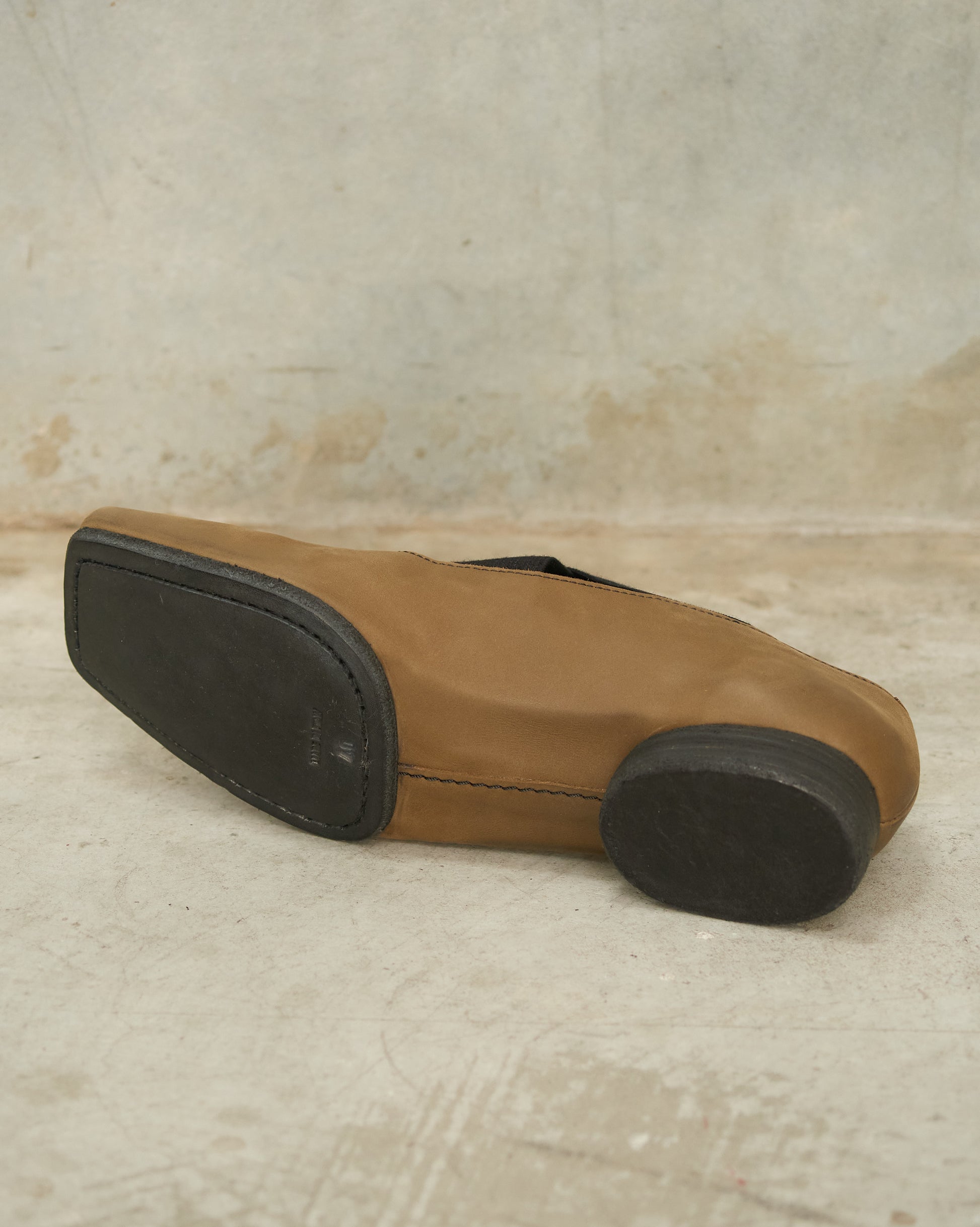 Uma Wang Dark Olive Leather Ballet Shoes Green US9003 - DILETTANTE Dilettante Uma Wang Dark Olive Leather Ballet Shoes Green US9003 - DILETTANTE Dilettante