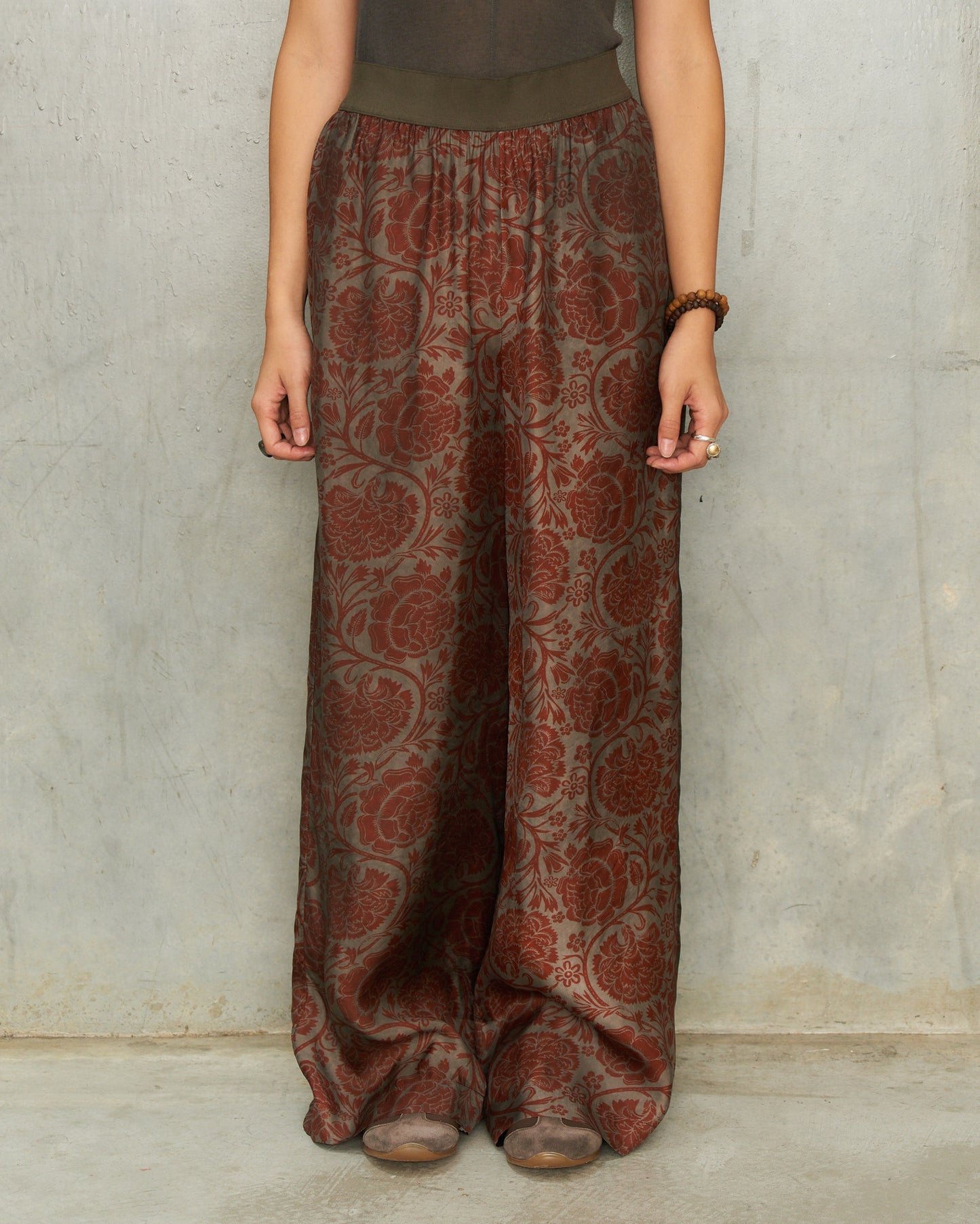 Red Moulay Pansy Pants