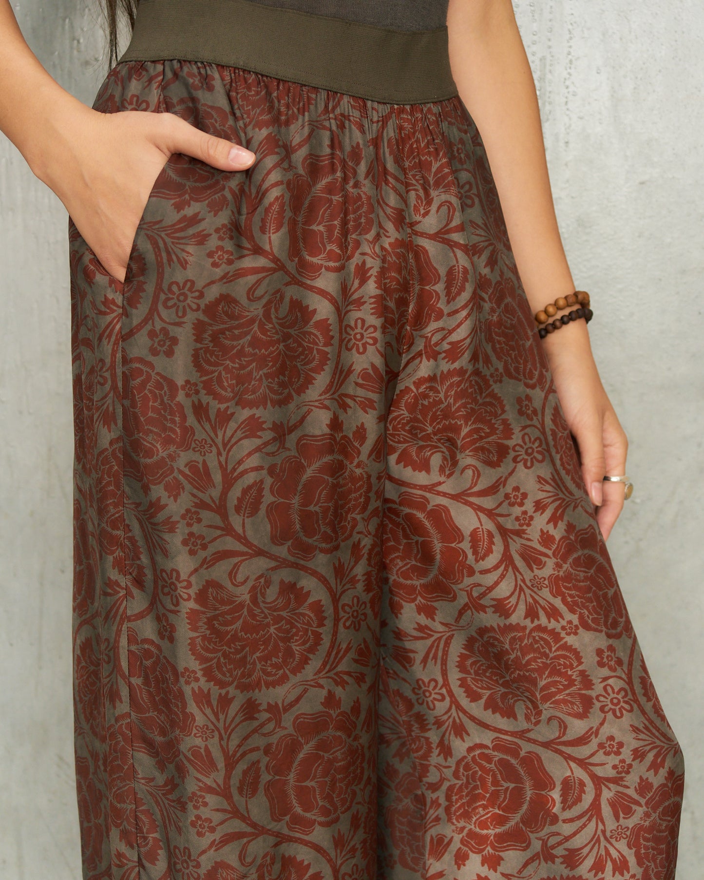 Red Moulay Pansy Pants