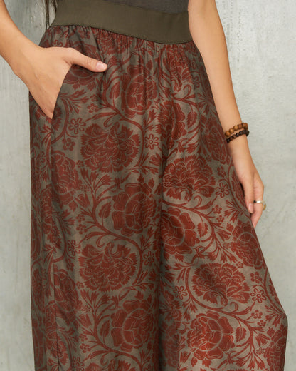 Red Moulay Pansy Pants