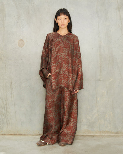 Red Moulay Pansy Pants