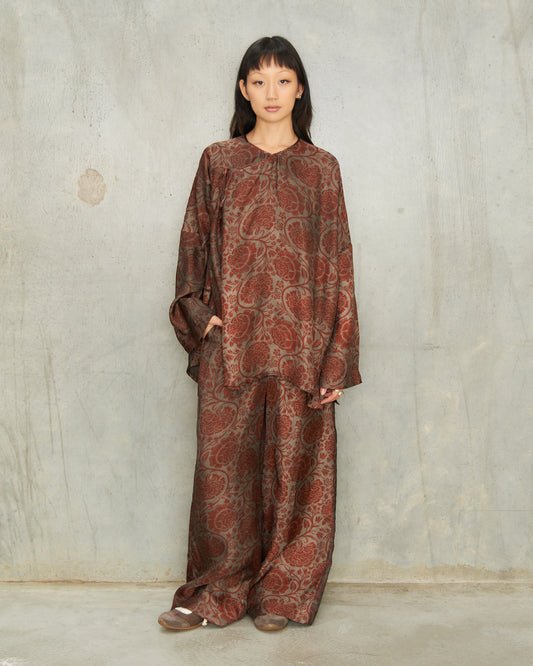 Red Moulay Pansy Pants