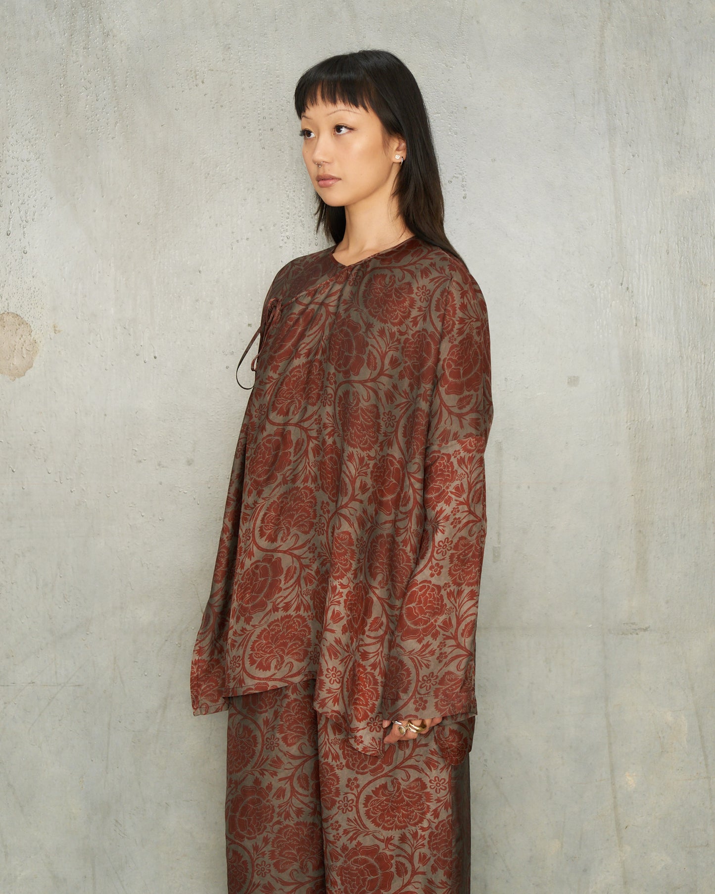 Red Moulay Tanesha Top