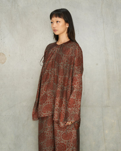 Red Moulay Tanesha Top