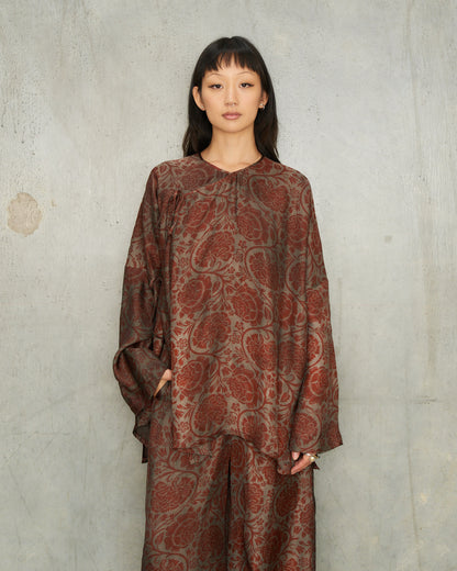 Red Moulay Tanesha Top