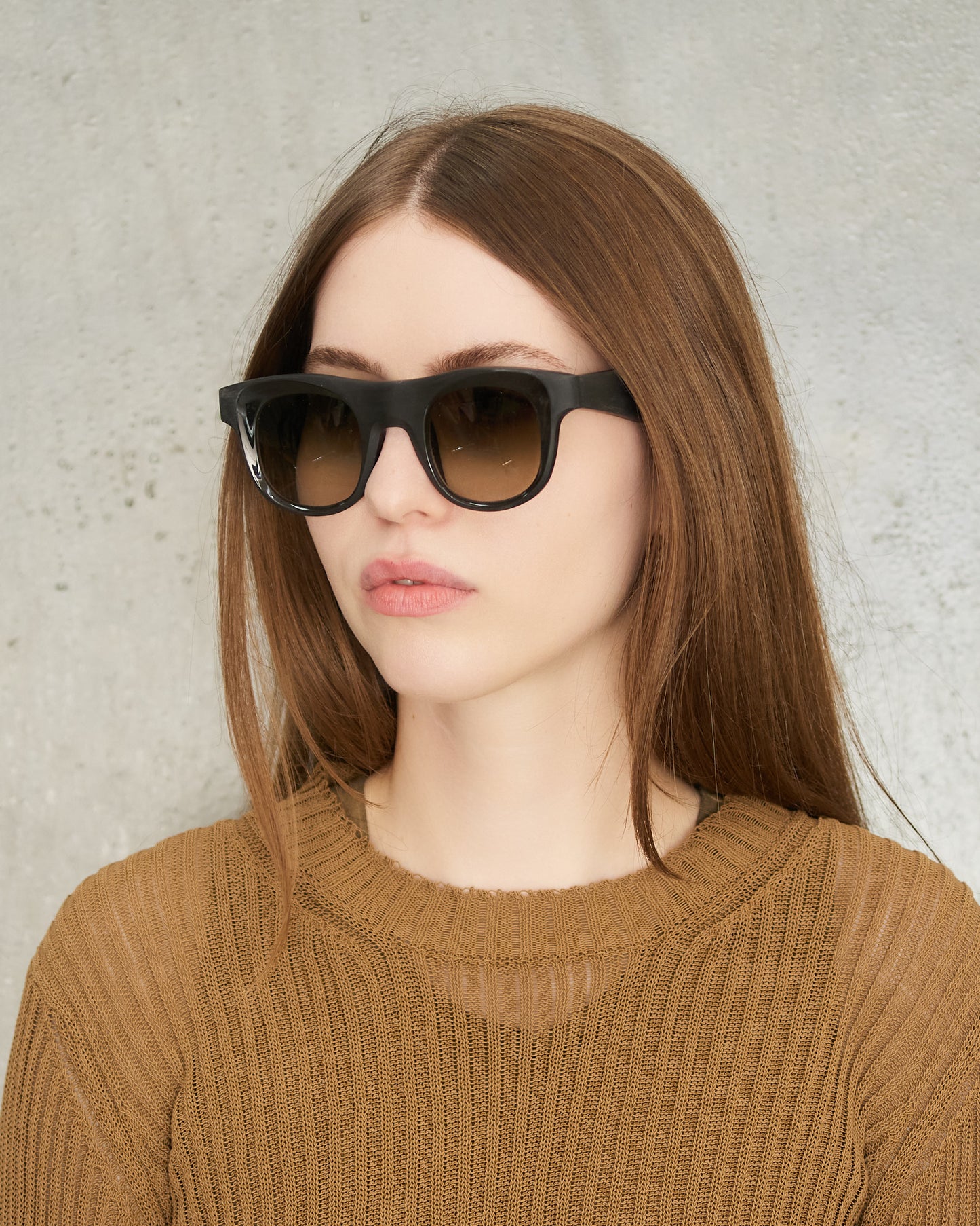 Black Green Sammy Horn Sunglasses